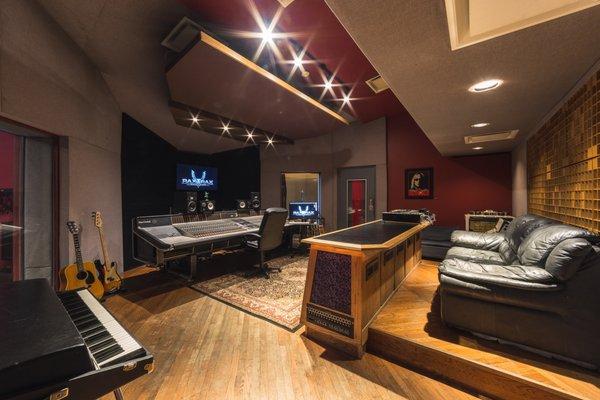 Studio A Control Room with SSL 4048 Console.