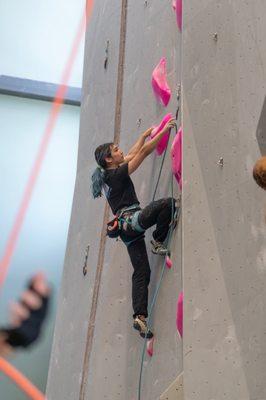 Lead climbing