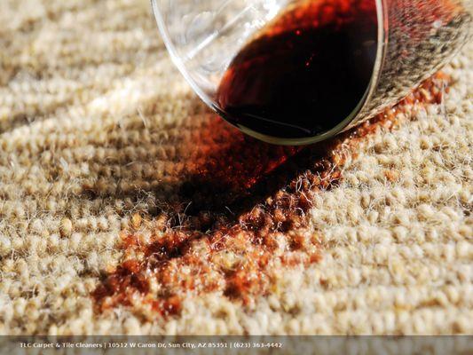 Carpet Cleaning Sun City AZ - Red wine and coffee splatters do not stand a chance against the well-learned technician.