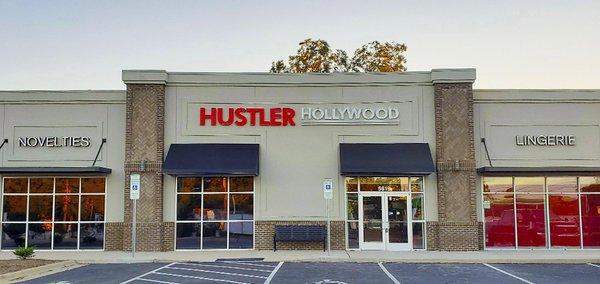 HUSTLER Hollywood storefront