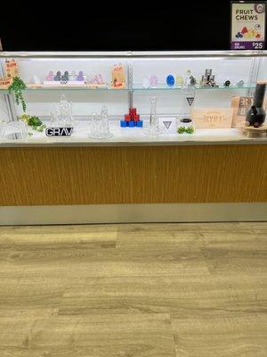 Green Dragon Cannabis Dispensary North Miami display case