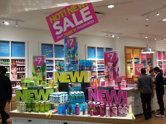 Sale on new fragrances