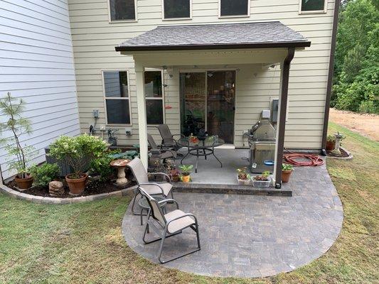 New paver patio - COVID-19 project