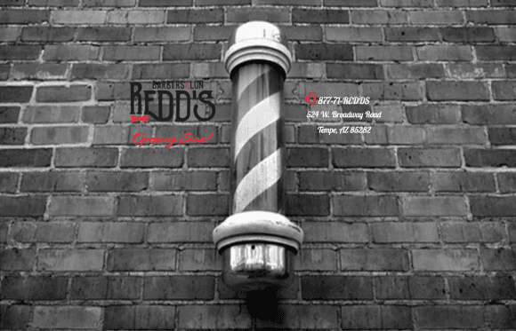 Website design for Redd's Barber Salon