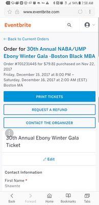 The 30th Anniversary Ebony Winter Gala