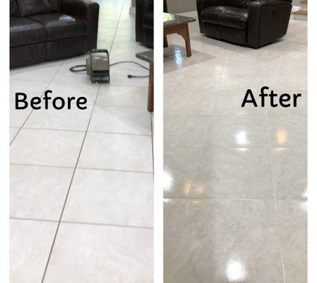 Tile and grout cleaning