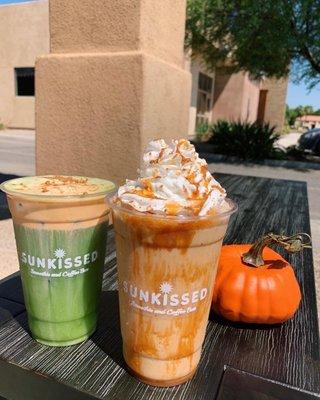 Pumpkin Spice // Matcha or Frappe