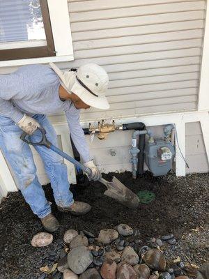 Lawn Sprinkler Repairs.... New RPZ Valve Installation in Rollingwood, Austin, Tx