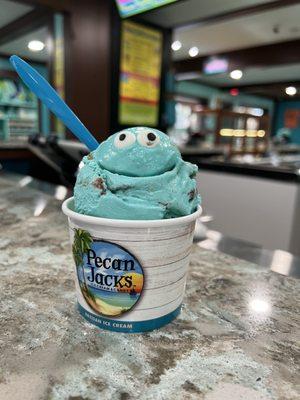 Cookie Monster Ice Cream - Pecan Jacks, Destin