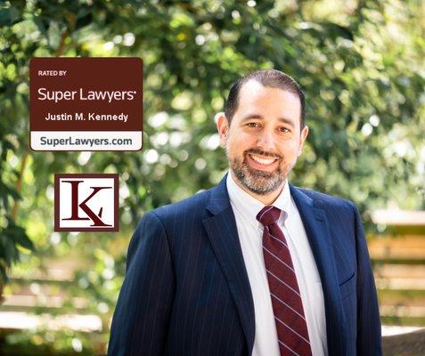 Attorney Justin M. Kennedy, selected as 2024 Super Lawyer