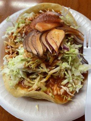 Dorados tacos de papa