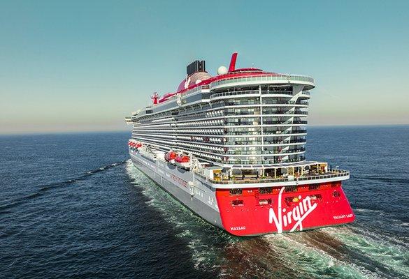 Virgin Voyages. For people young at heart. All-inclusive. Adults-only. Custom dining. Great shows.