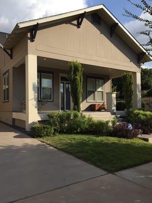 Project Wagner: Exterior Paint/Stained Concrete And Sealant/Scored Concrete Patio.