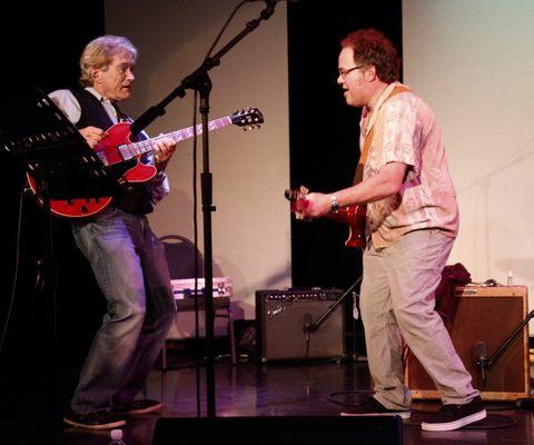 Trading licks with Bill Champlin@ Alva's (throwback Tues?)