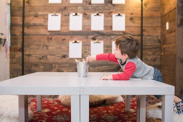 Kids area in the EMBER PRAYER ROOM