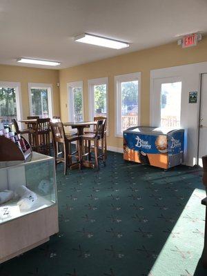 Pro shop lobby area