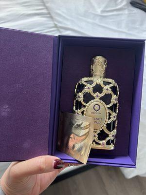 The perfume I purchased, Orientica Luxury Collection: Velvet Gold 80ml EDP