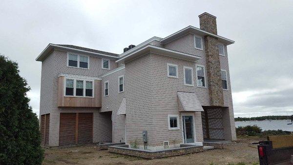 Exterior finishes New England waterfront