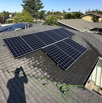 Solar Panels after Speckless Servicing