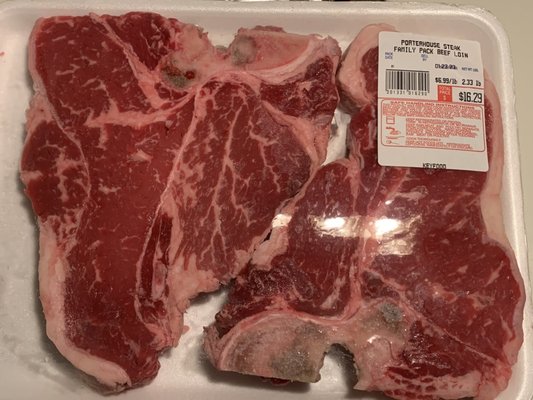 Porterhouse Steak on sale this week for $6.99/lb