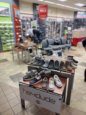 HEYDUDE shoes available for men, women, and kids.