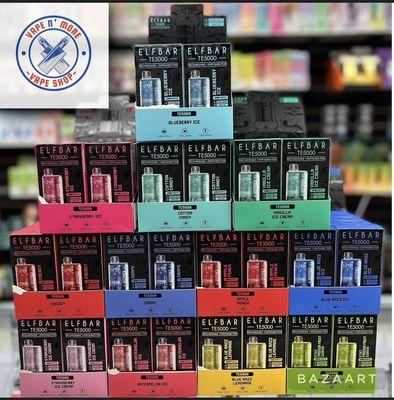 Elf bar 5000 puffs                 45 flavors available