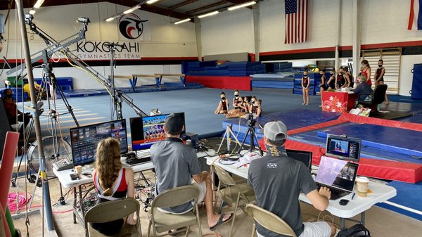 Koko's annual gymnastics meet, 2021 Aloha GymFest, was professionally Live Streamed and virtually sanctioned!