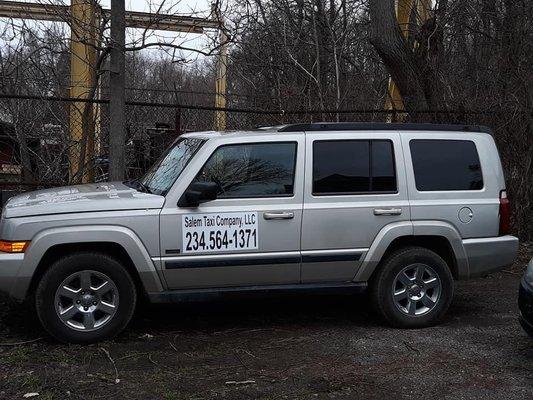 We have added a four-wheel drive jeep to the Salem Taxi lineup. Seats 7.