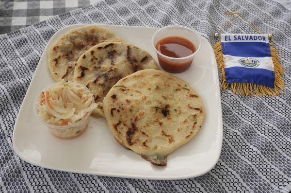 3 Pupusas for $10 special