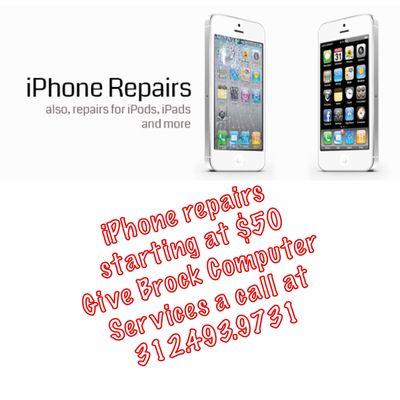 iPhones repaired at very low cost