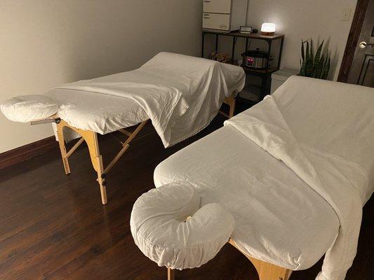 Couples massage room