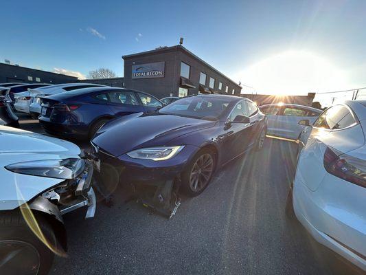 Total Recon Tesla Approved Collision Center in Maryland