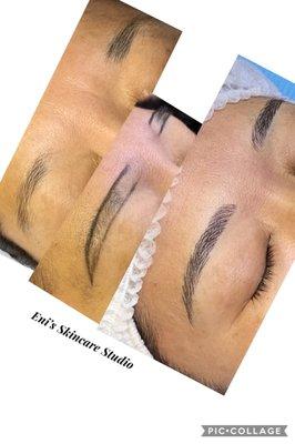 Eyebrow microblading