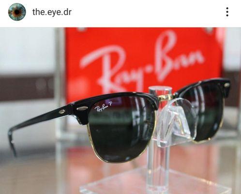 Classic Ray-Ban Cubmaster sunglasses in polarized lenses