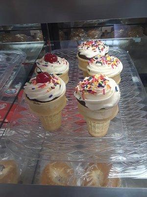 Ice Cream Cone Cupcakes