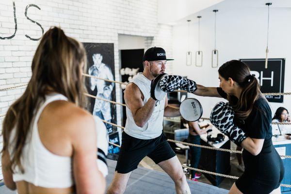 Ringside Training, Small group training up to 4 in the ring