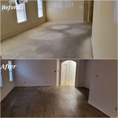 Flooring replacement