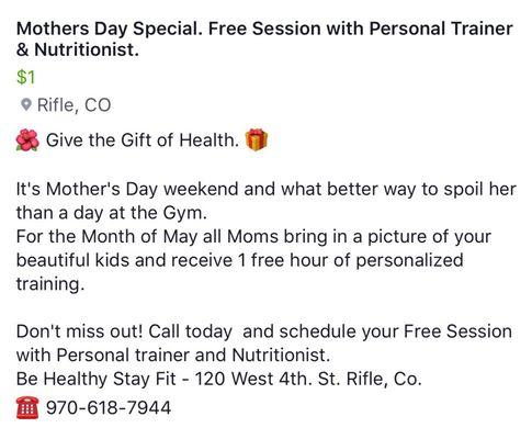 Mothers Day Special