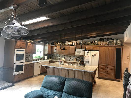 Ranch style kitchen