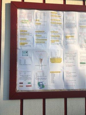 Drive-Thru Menu