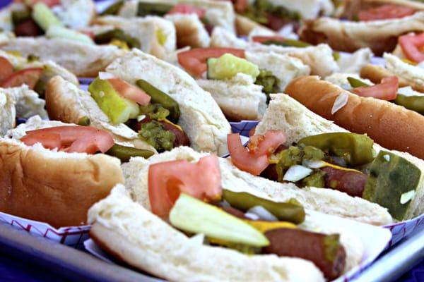 Windy city Chicago dogs