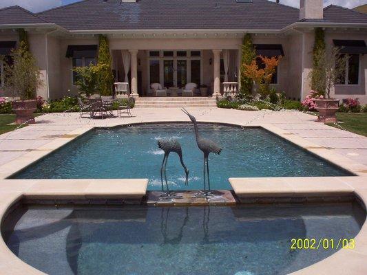 One of the pools we built.