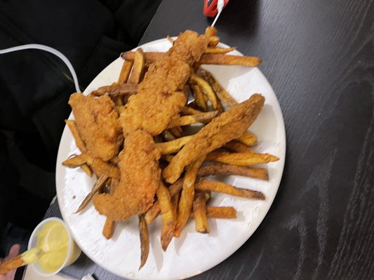 Chicken tenders with honey mustard