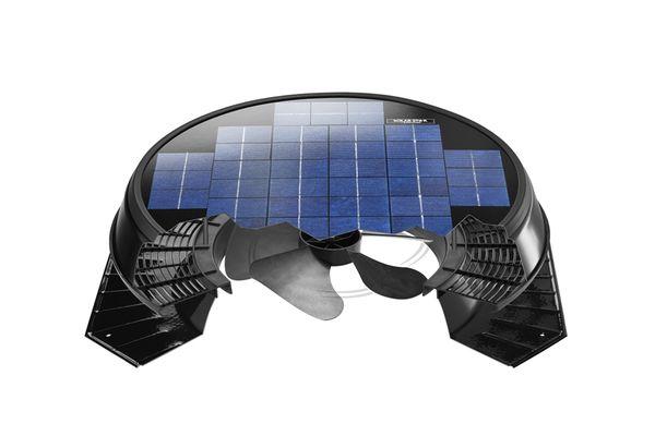 Solar Star solar attic fan - whisper quiet & FREE to run