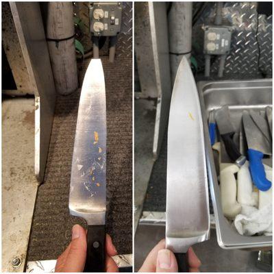 We repair knives!