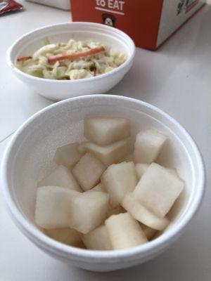 Pickled radish (free side with purchase of chicken).