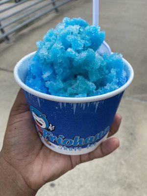 Friohana shaved ice outside the park