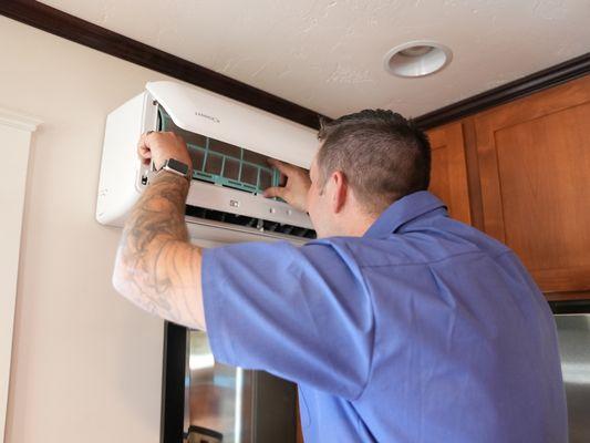 The team at Mike's Mechanical is experienced and ready to repair, maintain, or replace your ductless heat pump.