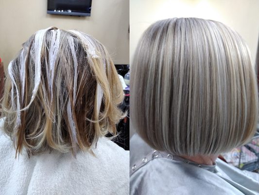 Balayage & Haircut by Alex Hawkins