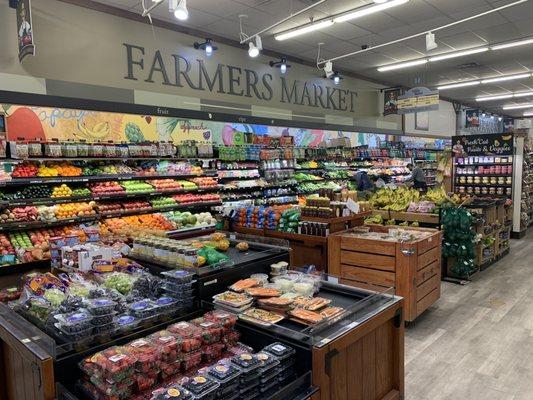 Produce section